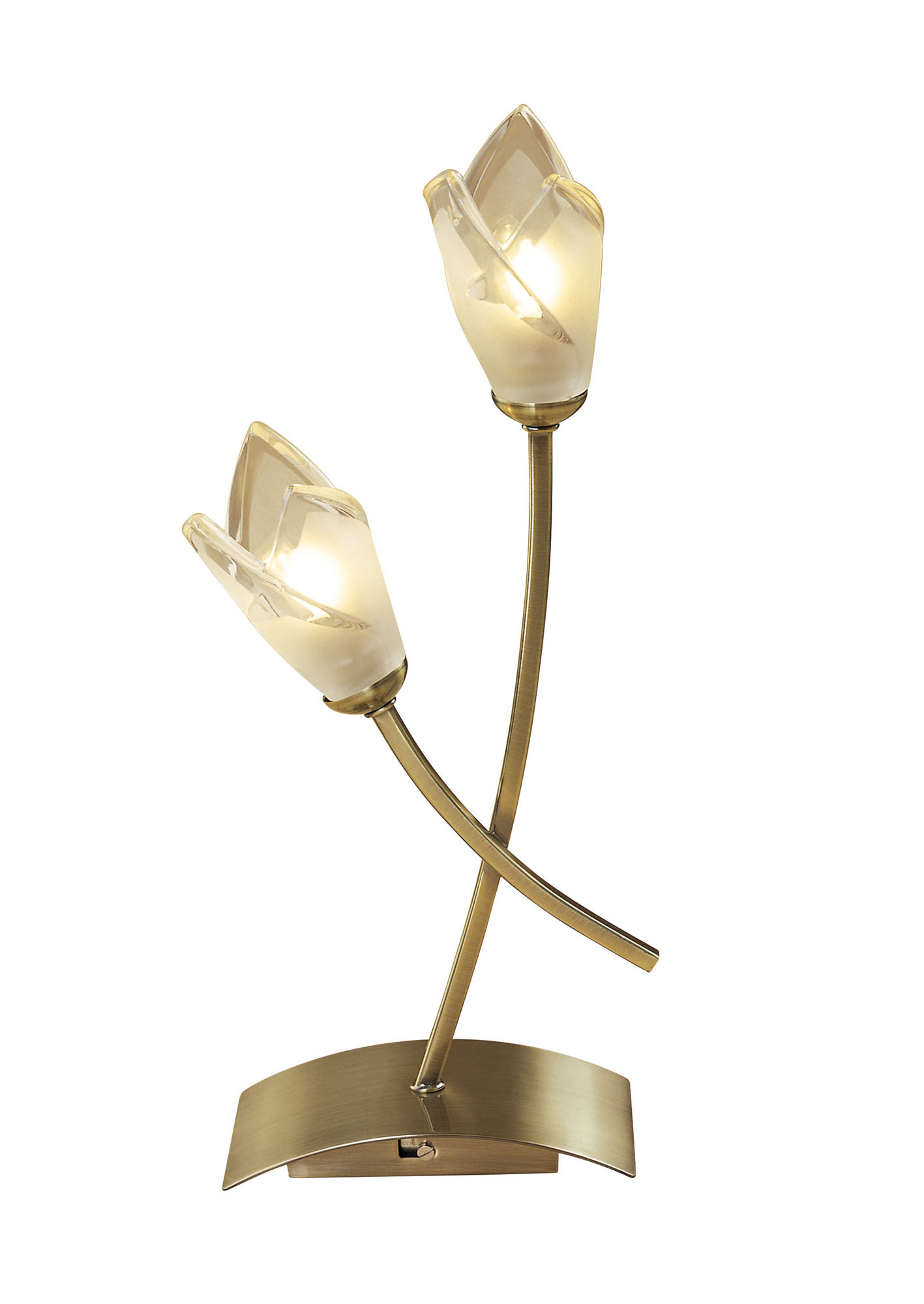 Pietra Antique Brass Table Lamps Mantra Armed Table Lamps
